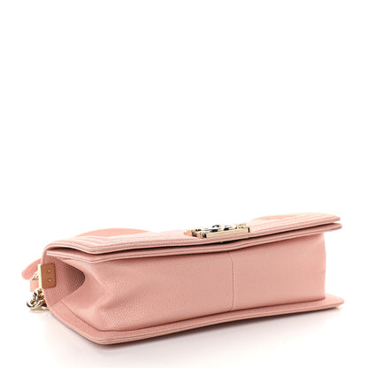 Chanel Caviar Quilted Medium Boy Flap Pink 3 of 8