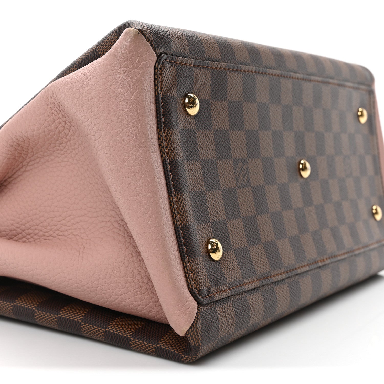 Louis Vuitton Cuir Taurillon Damier Ebene Normandy Magnolia 8 of 9