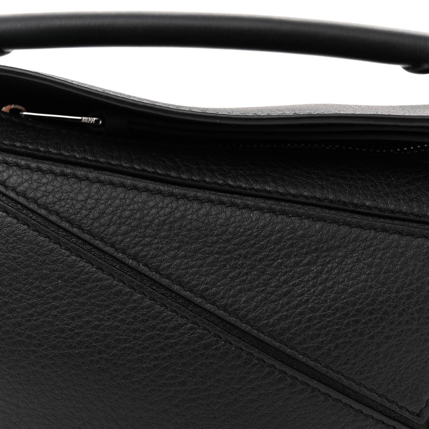 Loewe Calfskin Mini Puzzle Bag Black 8 of 11