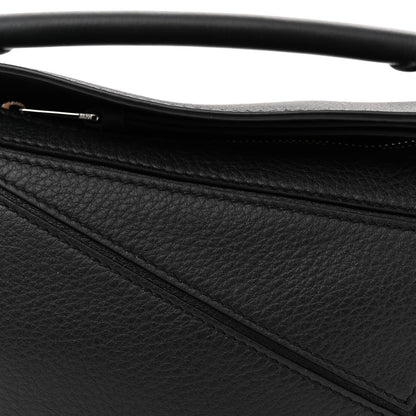 Loewe Calfskin Mini Puzzle Bag Black 8 of 11