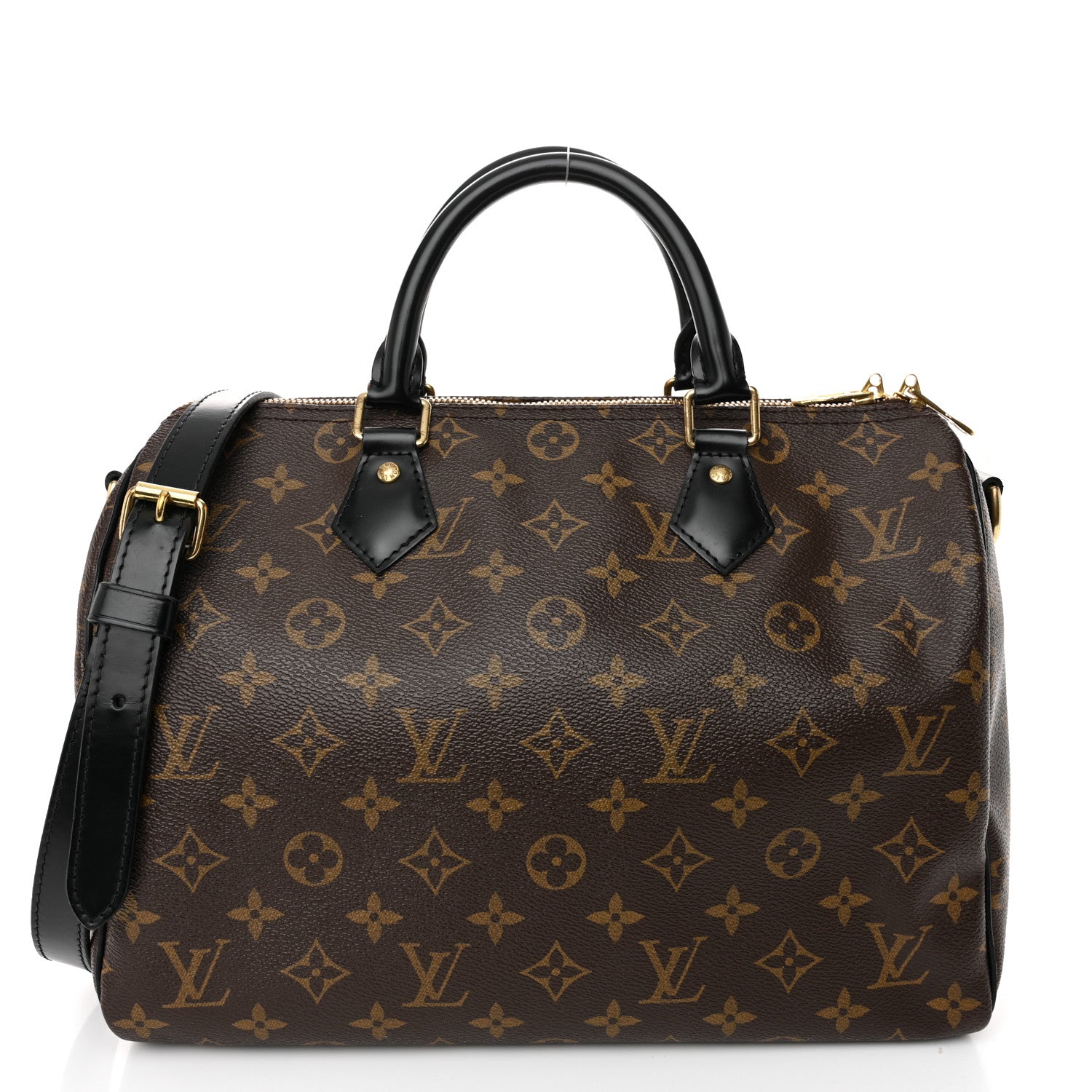 Louis Vuitton Monogram My World Tour Speedy Bandouliere 30 Black 1 of 11