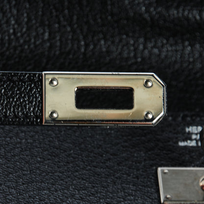 Hermes Chèvre Mysore Kelly Longue Wallet Black 5 of 15