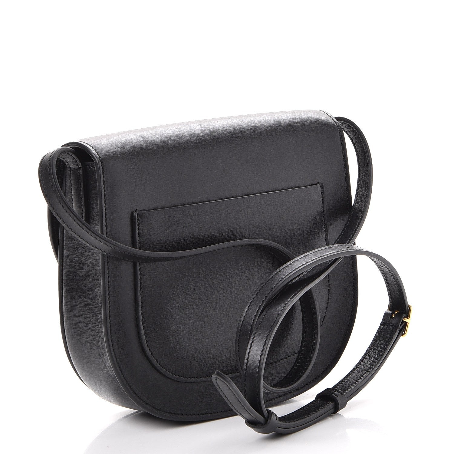 Celine Palmelato Calfskin Small Trotteur Black 3 of 8