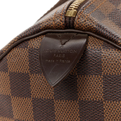Louis Vuitton Damier Ebene Speedy 30 10 of 13