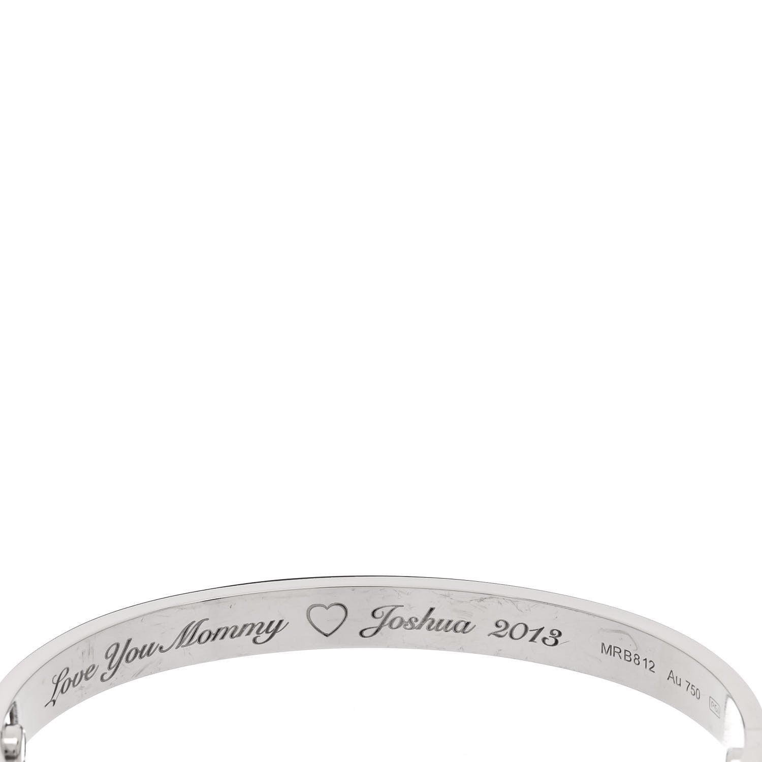 Cartier 18K White Gold LOVE Bracelet 18 4 of 4