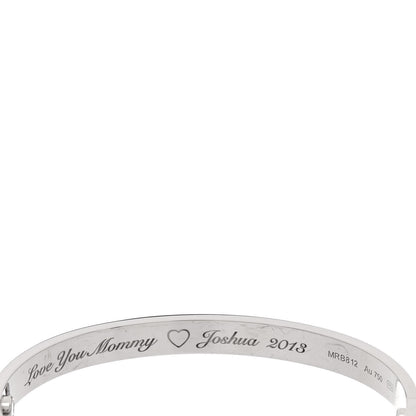 Cartier 18K White Gold LOVE Bracelet 18 4 of 4