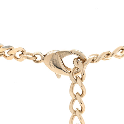 Chanel Crystal Chain CC Link Choker Gold Silver 4 of 5