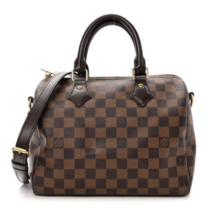 Louis Vuitton Damier Ebene Speedy Bandouliere 25 1 of 11