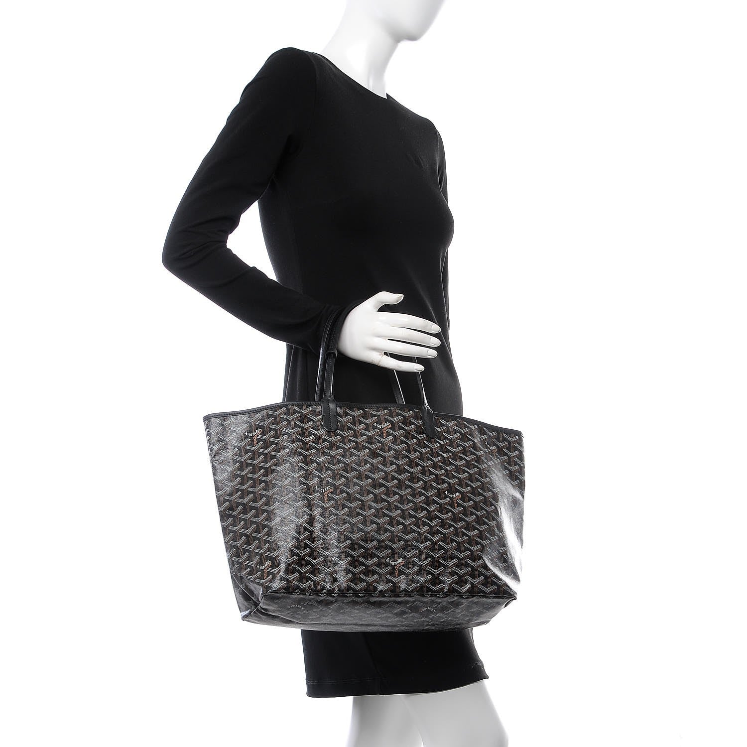 Goyard Goyardine Saint Louis PM Black 2 of 7