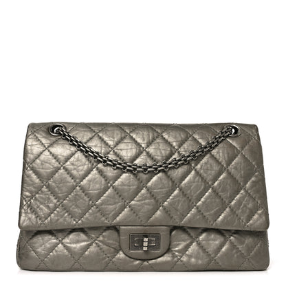 Chanel Metallic Aged Calfskin Quilted 2.55 Reissue 226 Flap Dark Gold 1 of 10