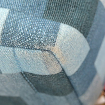 Louis Vuitton Denim Damier Monogram Patchwork Palm Springs Backpack Mini Blue Rouge 11 of 11