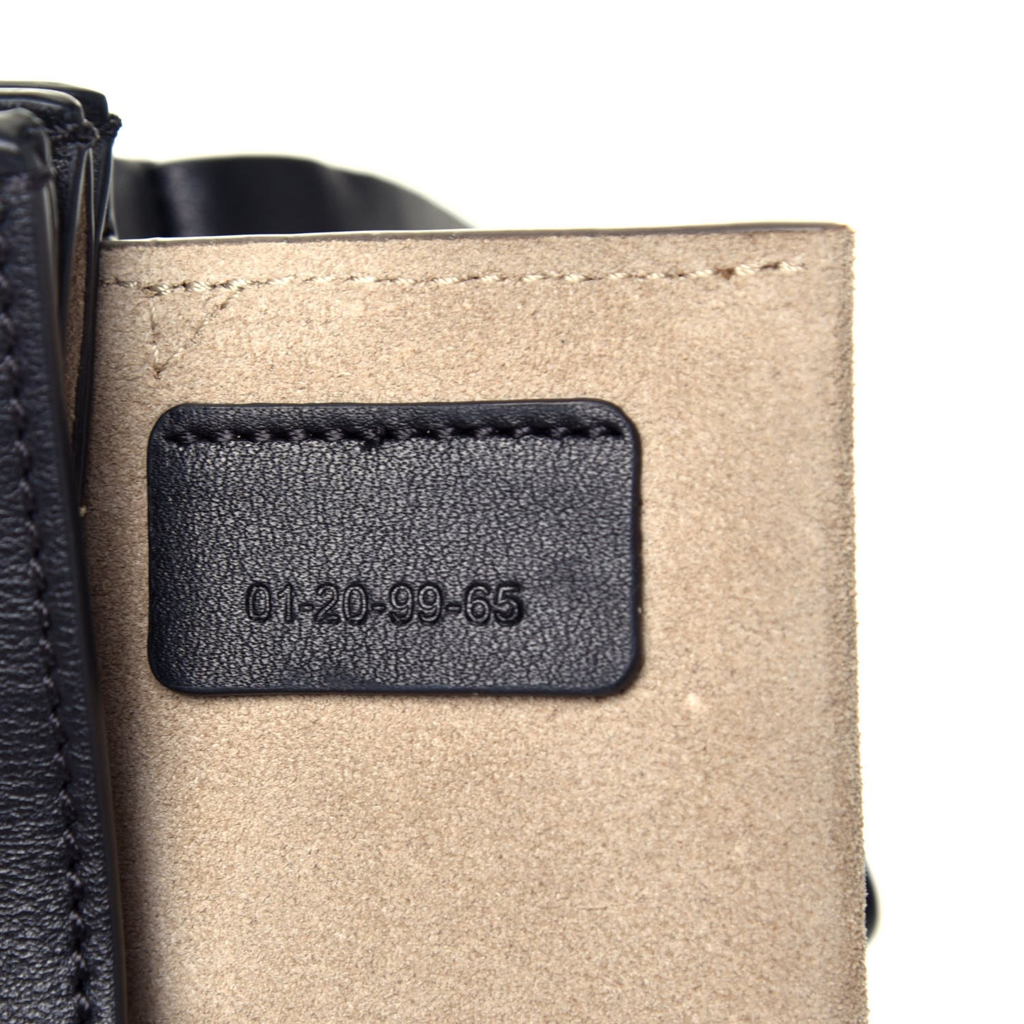 Suede Calfskin Mini Faye Bracelet Bag Black