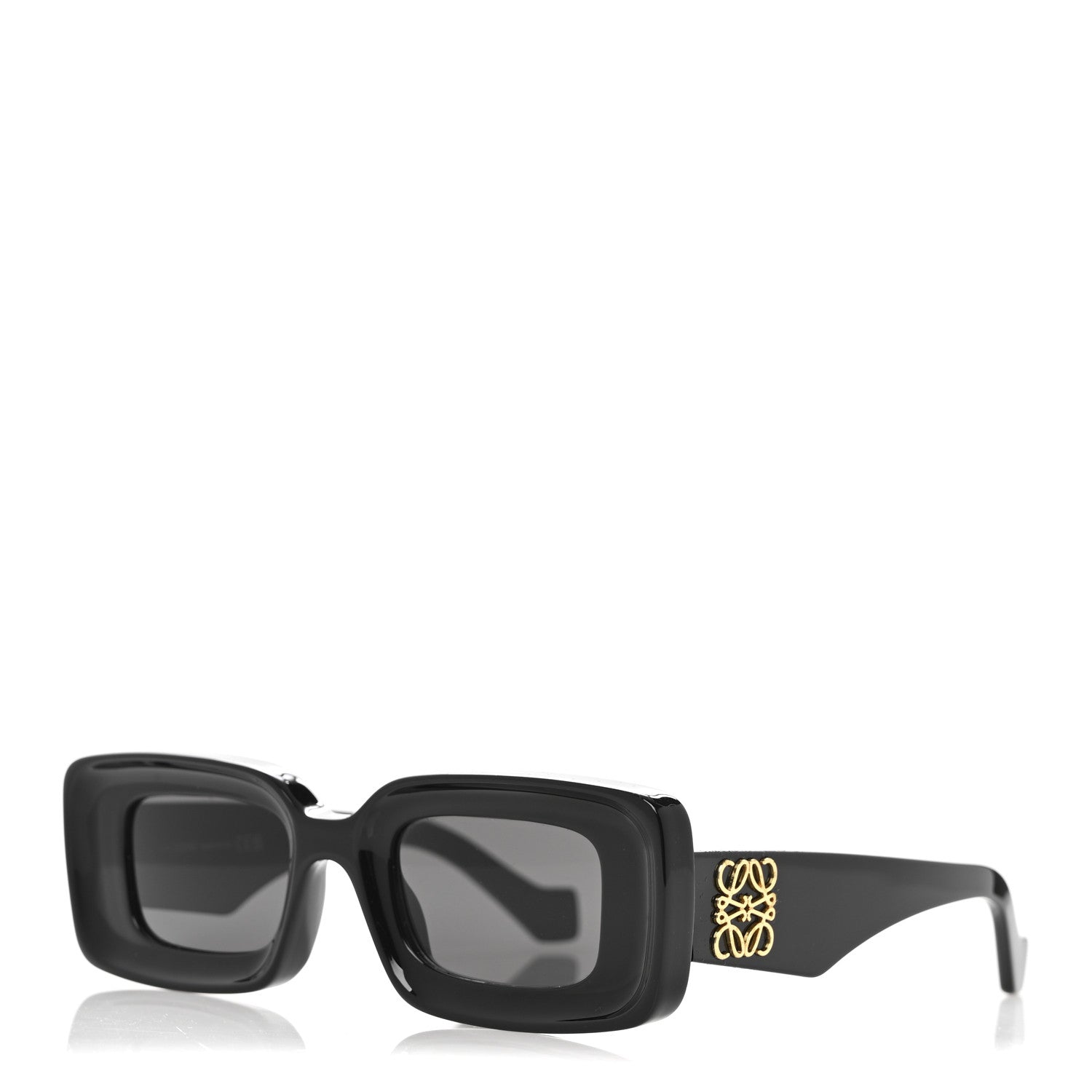 Loewe Acetate Rectangular Sunglasses LW40101I Black 1 of 8