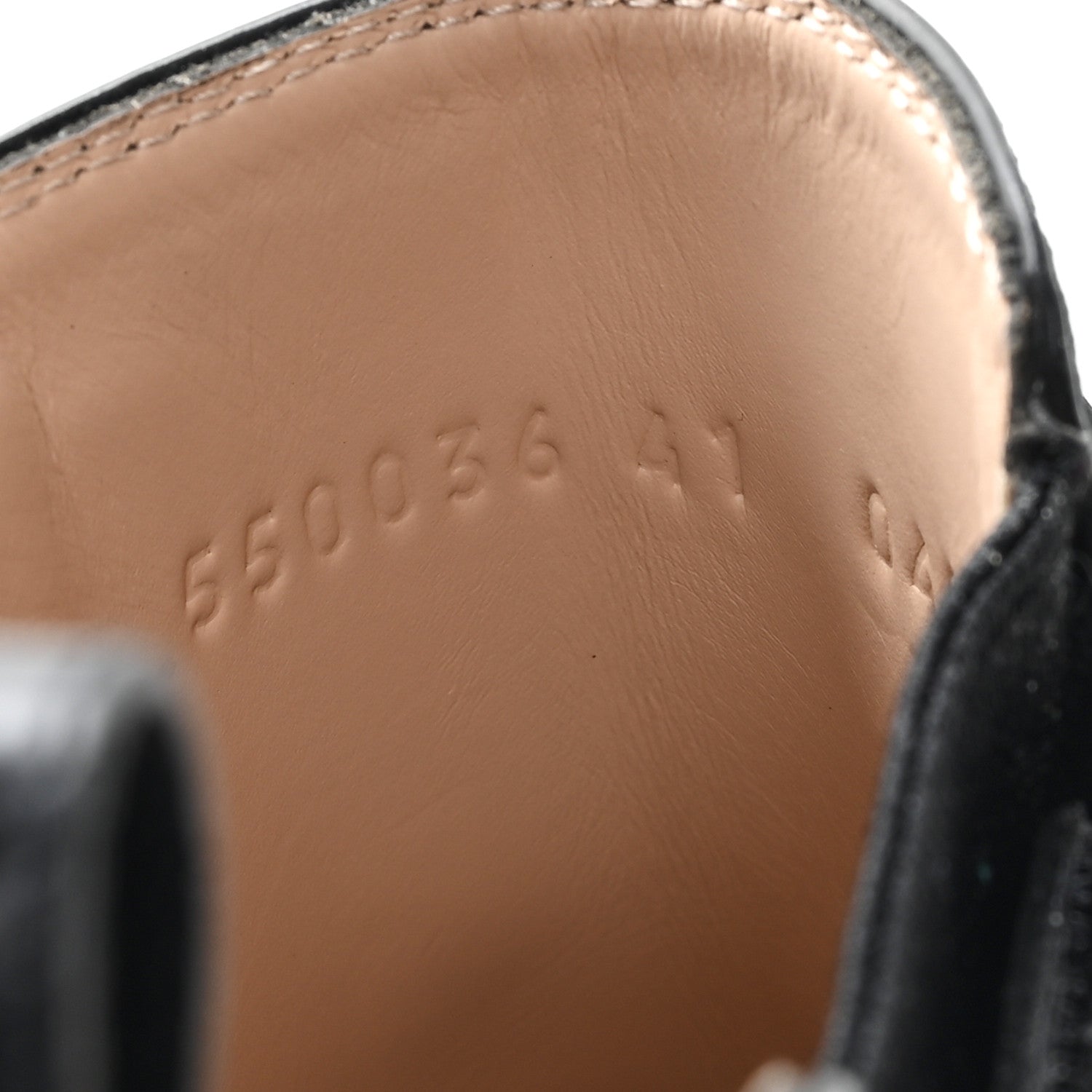 Gucci Calfskin Crystal GG Trip Chelsea Ankle Boots 41 Black 9 of 9