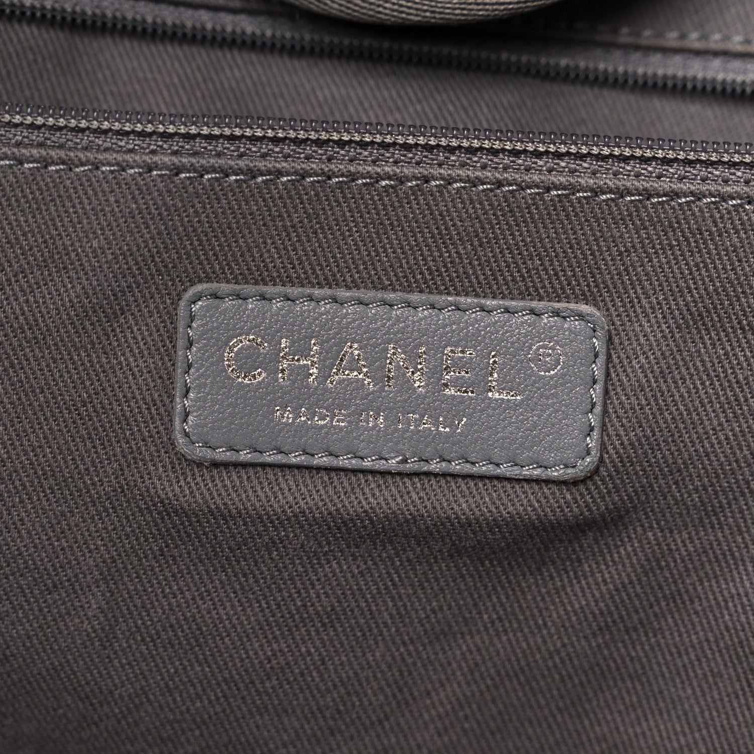 Chanel Canvas Extra Large Deauville Tote Grey 5 of 25