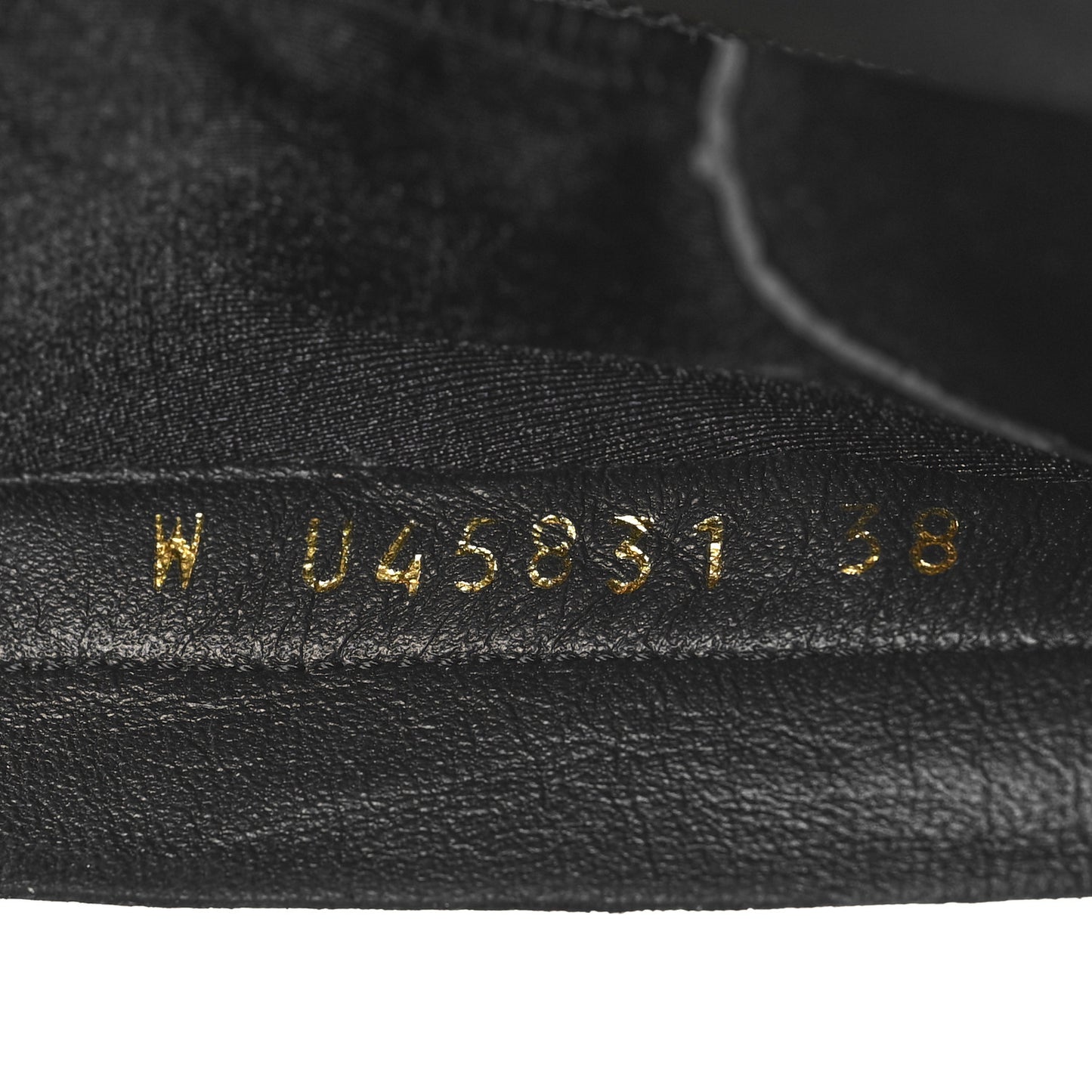 Stretch Lambskin Cap Toe CC Uniform Short Boots 38 Black