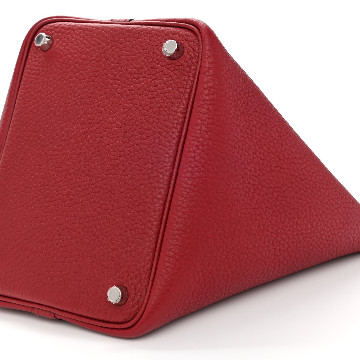 Hermes Taurillon Clemence Picotin Lock 18 PM Rouge Grenat 9 of 11
