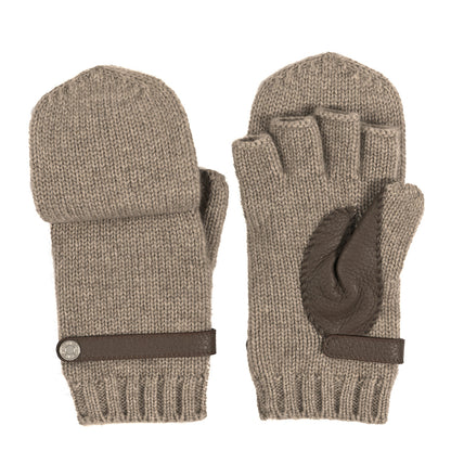 Hermes Cashmere Deerskin Baltimore Gloves S Gris Clair Etoupe 2 of 4