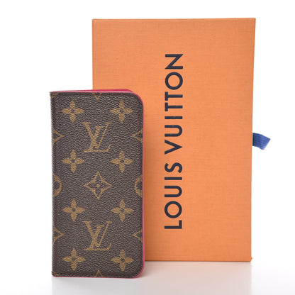 Louis Vuitton Monogram iPhone X Folio Case Rose Pop 9 of 9