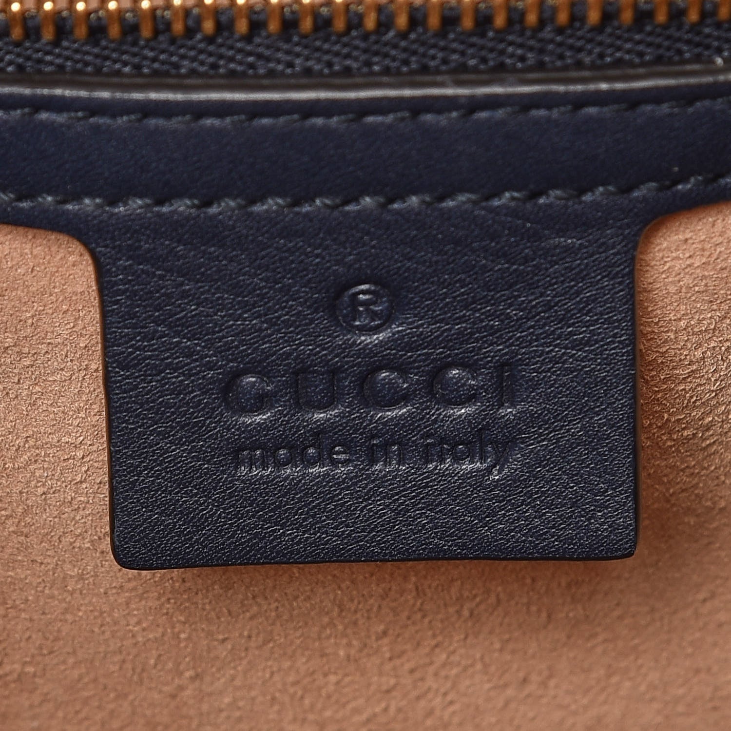 Gucci GG Supreme Monogram Medium Boston Beige Blue 8 of 11
