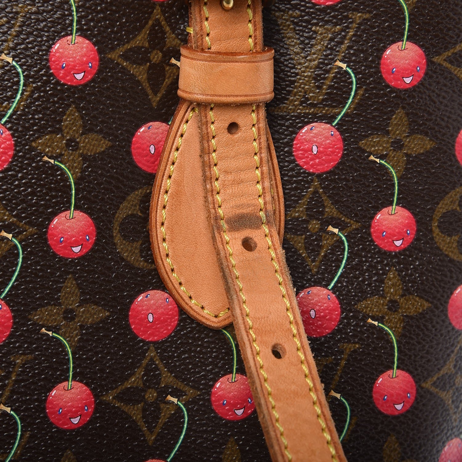 Louis Vuitton Monogram Cerises Bucket Bag 11 of 13
