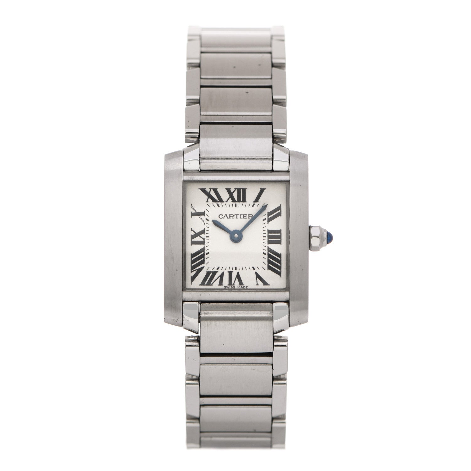 Cartier Stainless Steel 20mm Tank Francaise Quartz Watch 1 of 5