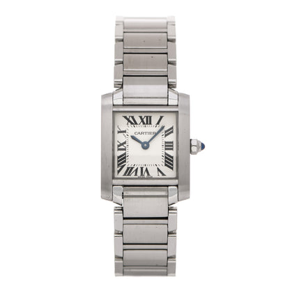 Cartier Stainless Steel 20mm Tank Francaise Quartz Watch 1 of 5
