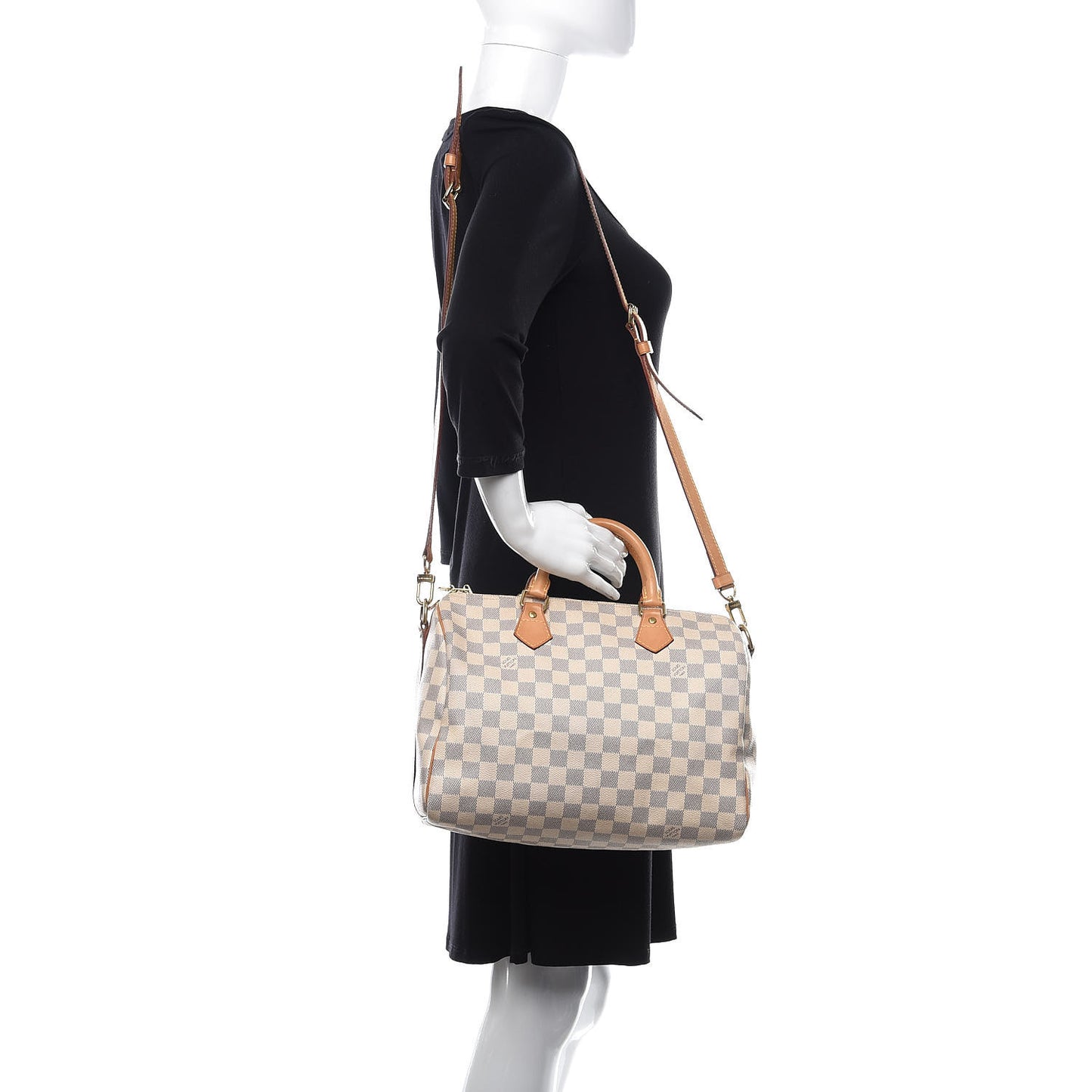 Damier Azur Speedy Bandouliere 30