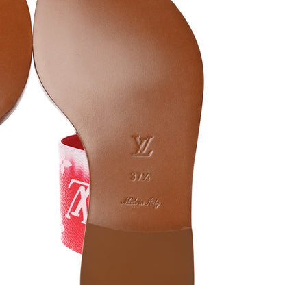 Louis Vuitton Monogram Escale Palma Sandals 37.5 Rouge 8 of 11