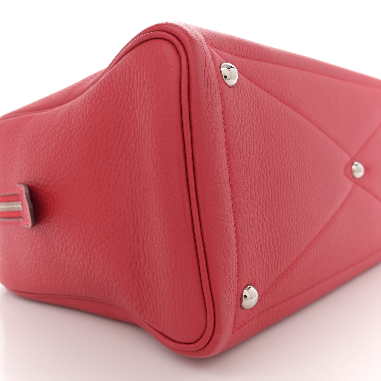 Hermes Taurillon Clemence Victoria 35 Rouge Casaque 9 of 11
