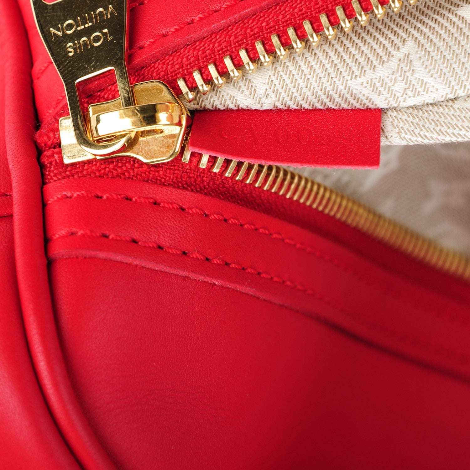 Louis Vuitton Supple Calfskin Takeoff Rouge 7 of 7
