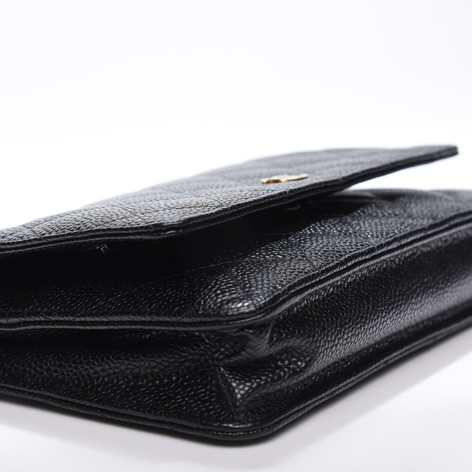 Chanel Caviar Quilted Wallet On Chain WOC Black 8 of 14
