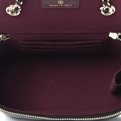 Chanel Lambskin Quilted Small Vanity Case With Chain Black 5 of 9