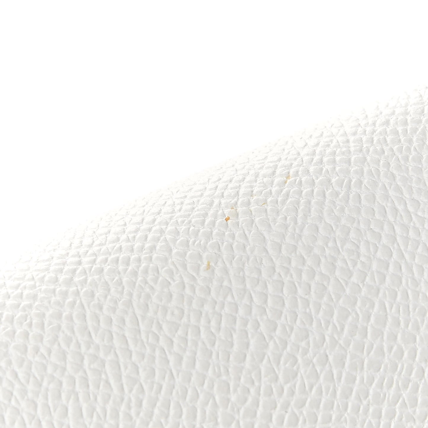Grained Calfskin Nano Belt Bag White