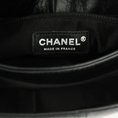 Chanel Shiny Lambskin Quilted Medium Trianon Messenger Flap Black 7 of 8