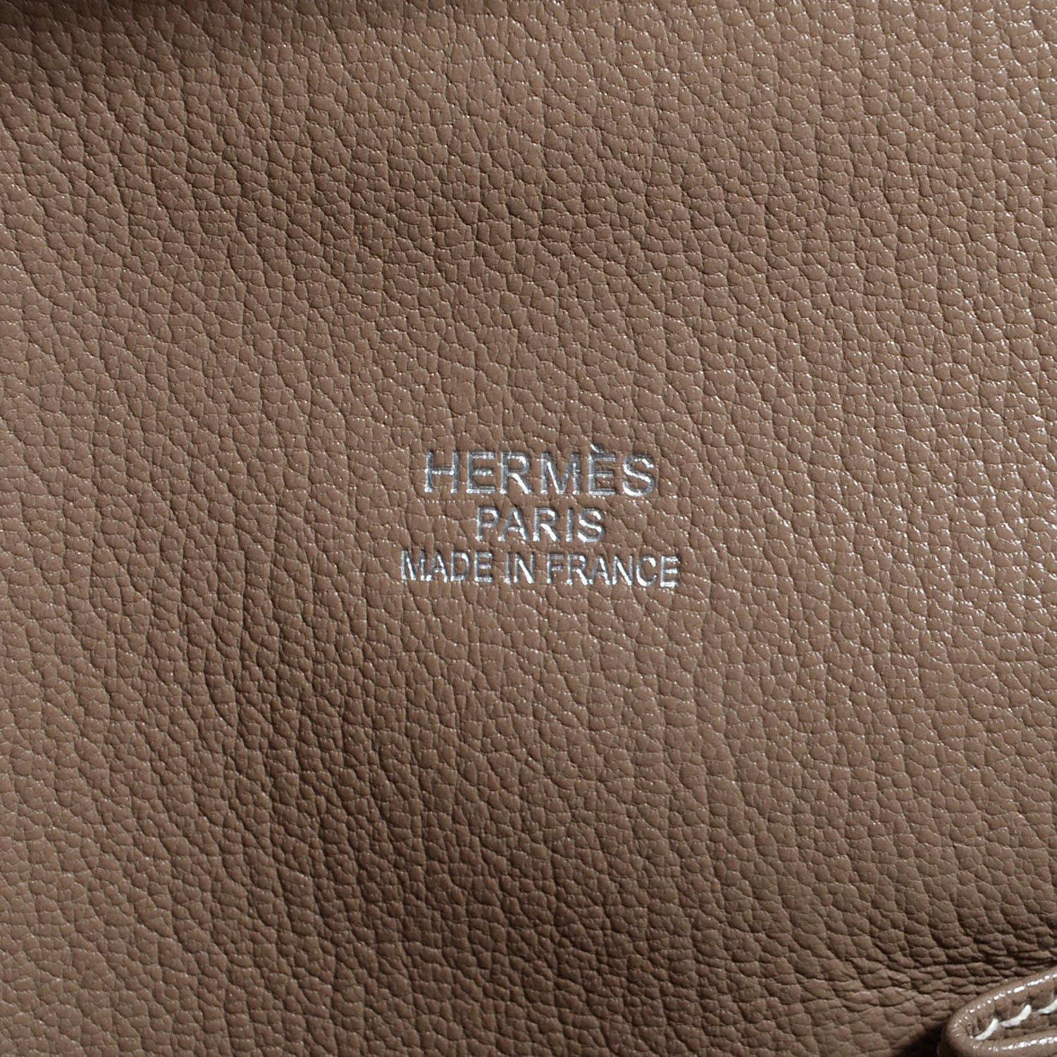 Hermes Taurillon Clemence Jypsiere 34 Etoupe 7 of 20