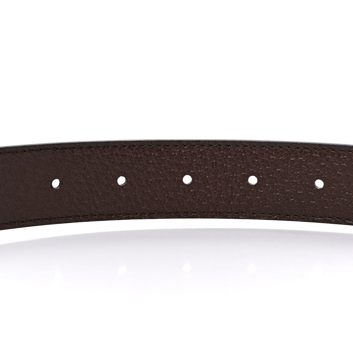 GG Supreme Monogram Textured Dollar Calfskin Squared Interlocking G 30mm Reversible Belt 90 36 Beige Ebony New Acero