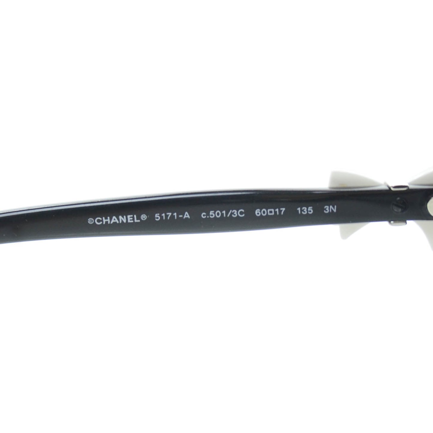 Acetate CC Bow Sunglasses 5171A Black