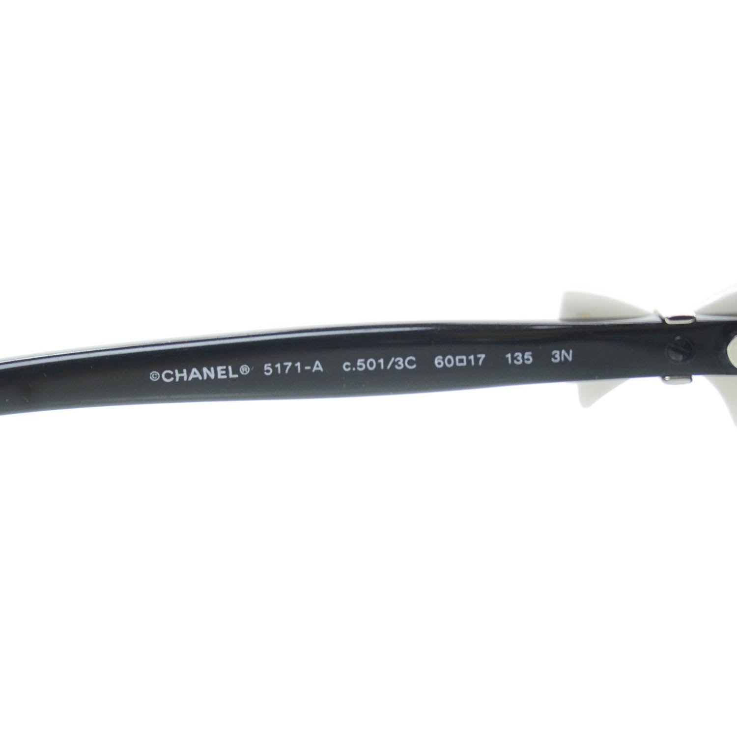 Chanel Acetate CC Bow Sunglasses 5171A Black 7 of 8