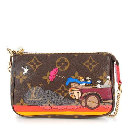 Louis Vuitton Monogram 2015 Christmas Animation Mini Pochette Accessories 1 of 6