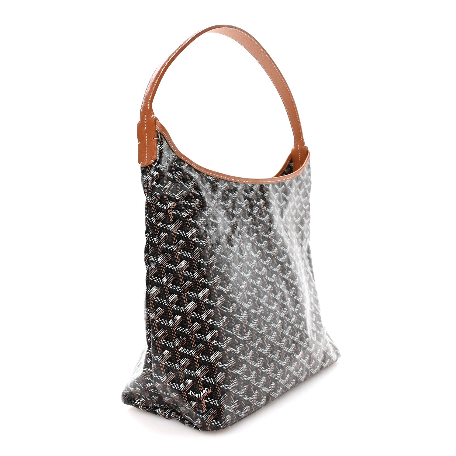 Goyard Goyardine Boheme Hobo Black Gold 3 of 9