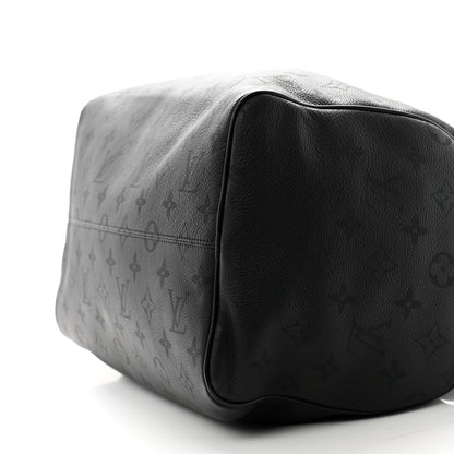 Louis Vuitton Calfskin Monogram Speedy P9 Bandouliere 40 Ultra Black 9 of 10
