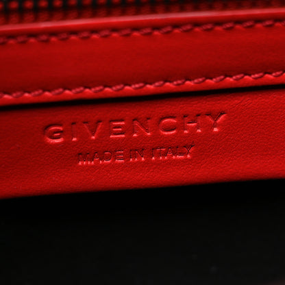 Givenchy Calfskin Mini Pandora Box Logo Strap Crossbody Bag Medium Red 6 of 11