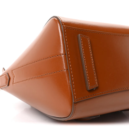 Givenchy Box Calfskin Mini Lock Antigona Shoulder Bag Beige Chestnut 9 of 10
