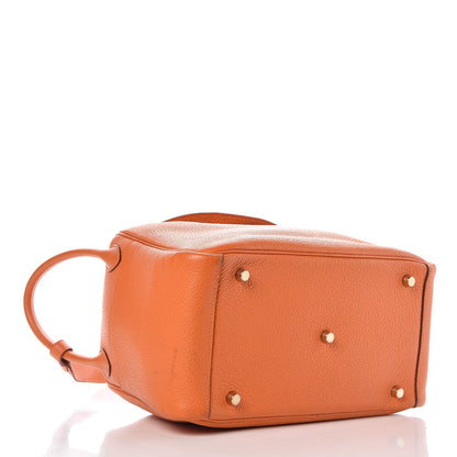 Hermes Taurillon Clemence Lindy 30 Orange 4 of 12