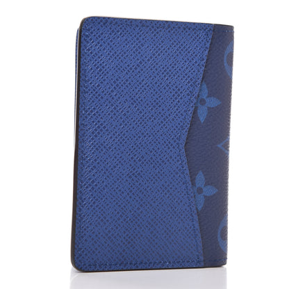 Louis Vuitton Taigarama Pocket Organizer NM Cobalt 3 of 7