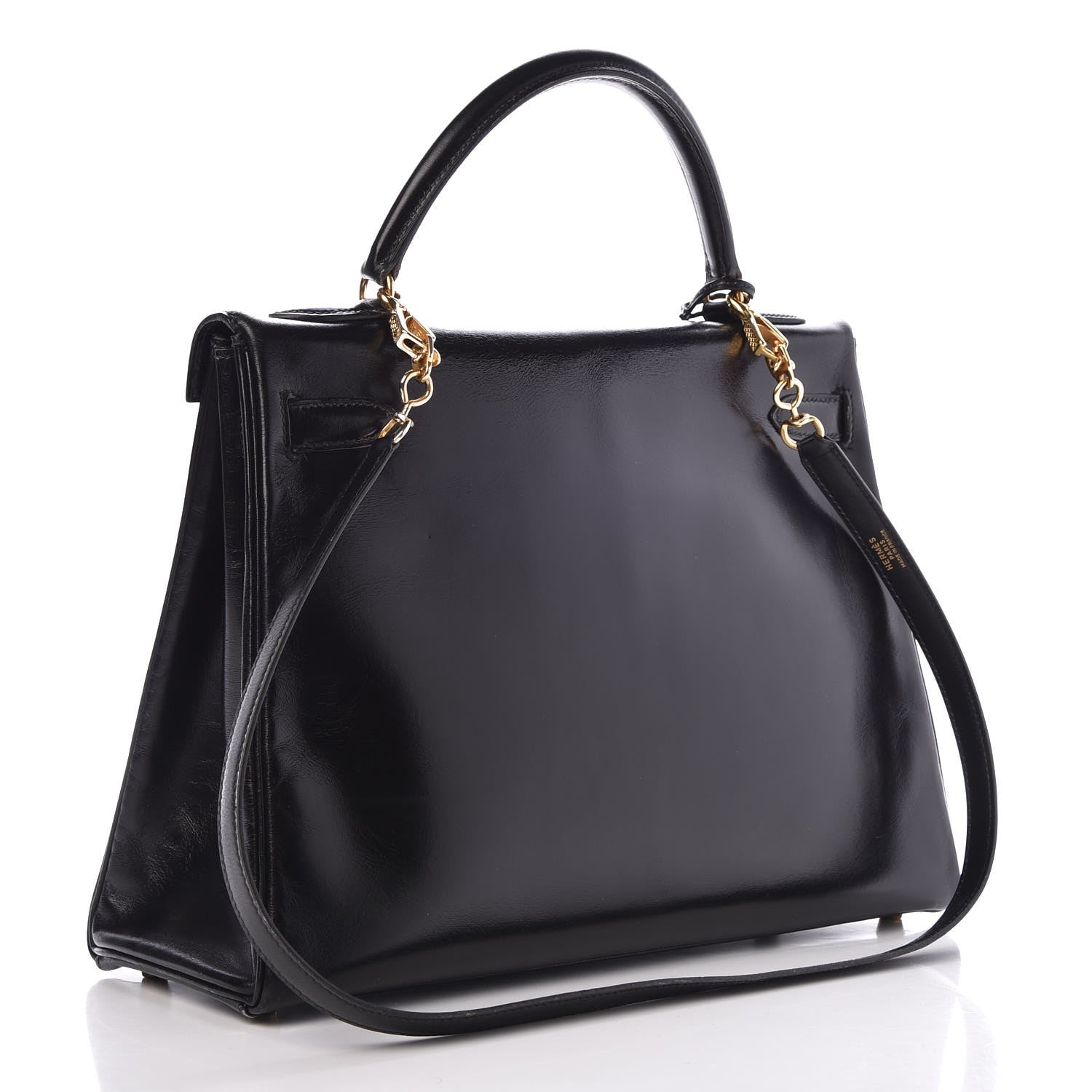 Hermes Box Kelly Retourne 32 Black 4 of 25