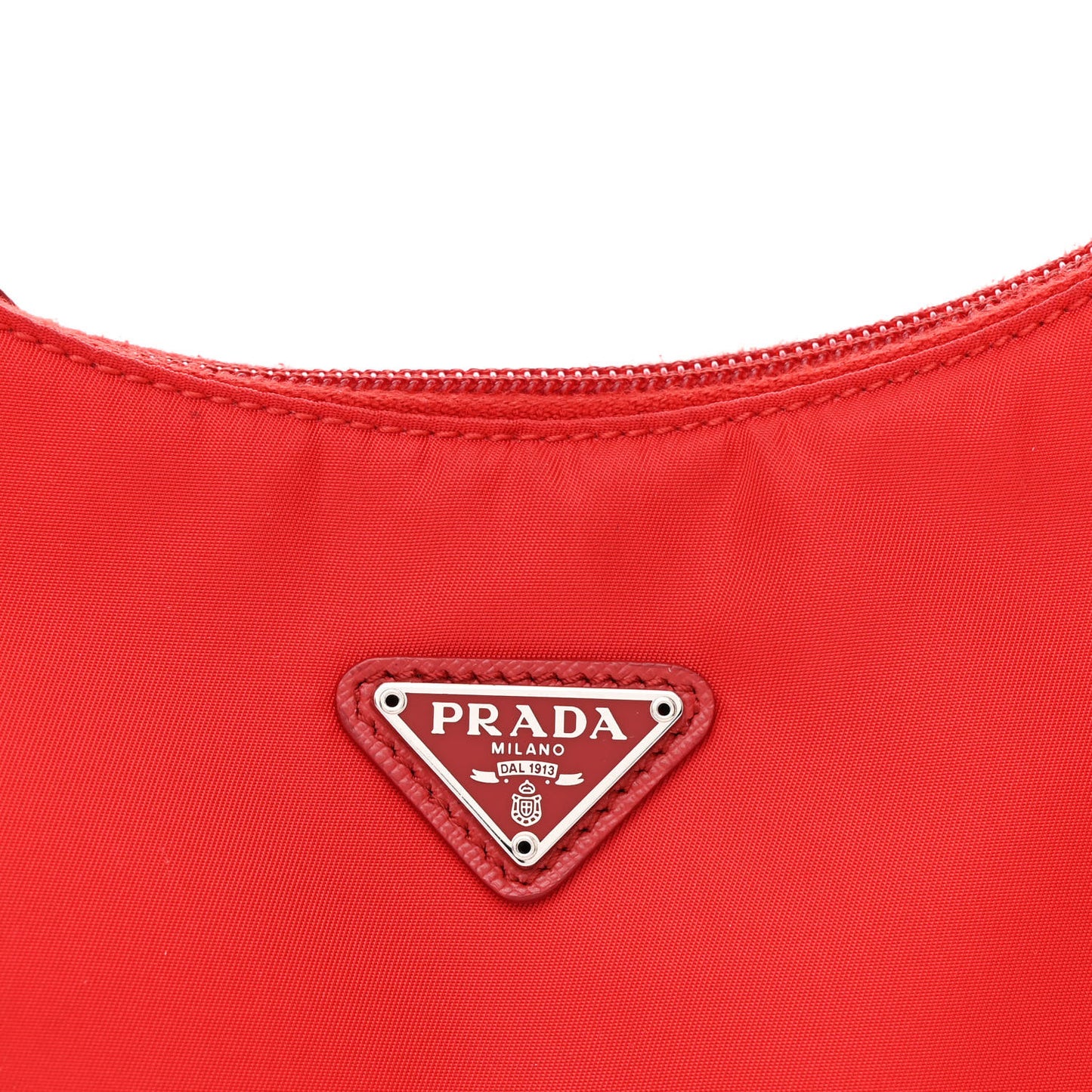 Tessuto Nylon Mini Re-Edition 2000 Bag Rosso