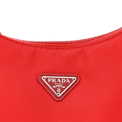 Prada Tessuto Nylon Mini Re-Edition 2000 Bag Rosso 9 of 12