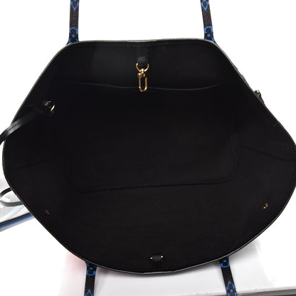Louis Vuitton Damier Race Neverfull MM Noir Rouge 6 of 14